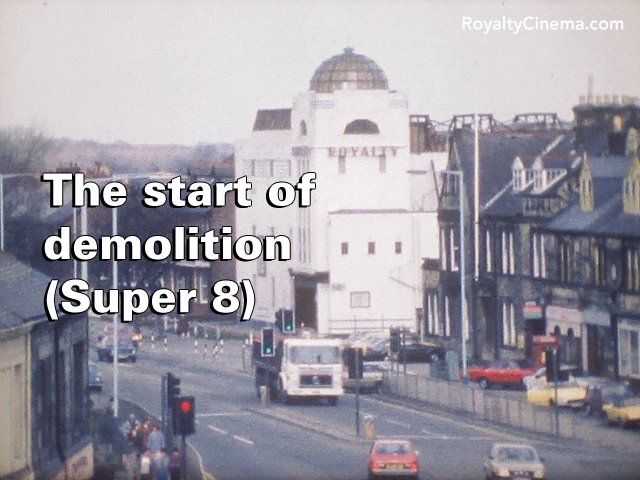 The start of demolition in spring 1984